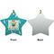 Baby Shower Ceramic Flat Ornament - Star Front & Back (APPROVAL)