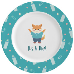 Baby Shower Ceramic Dinner Plates (Set of 4) (Personalized)