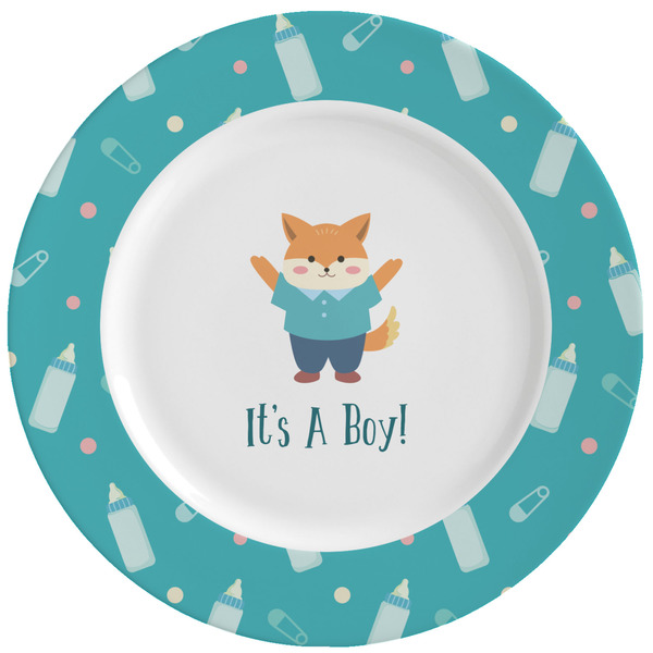 Custom Baby Shower Ceramic Dinner Plates (Set of 4) (Personalized)