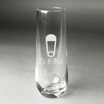 Baby Shower Champagne Flute - Stemless Engraved - Single