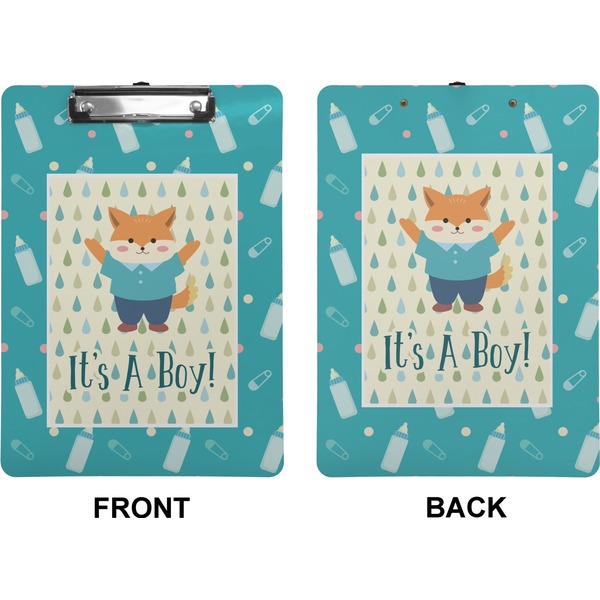 Baby Shower Clipboard (Letter) (Front + Back)