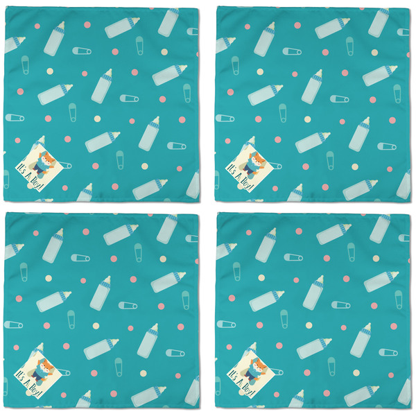 Baby Shower Cloth Napkins - Personalized Dinner (APPROVAL) Set of 4