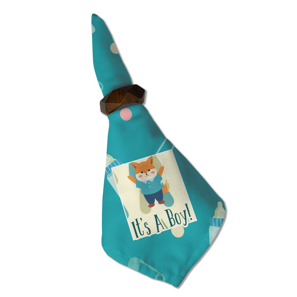 Baby Shower Cloth Napkins - Personalized Dinner (Folded in Ring) (MAIN)