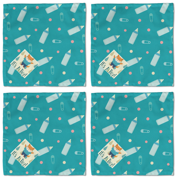 Baby Shower Cloth Napkins - Personalized Lunch (APPROVAL) Set of 4