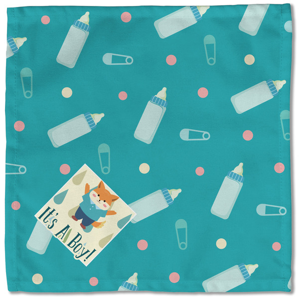 Baby Shower Cloth Napkins - Personalized Lunch (Single Full Open)