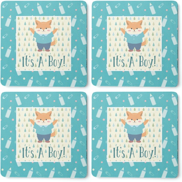 Baby Shower Coaster Rubber Back - Apvl