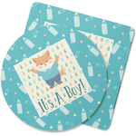 Baby Shower Rubber Backed Coaster (Personalized)