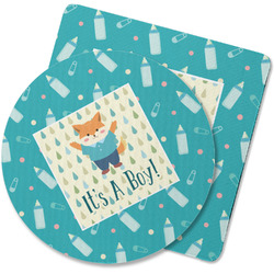 Baby Shower Rubber Backed Coaster (Personalized)