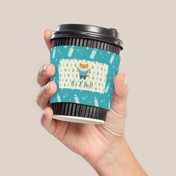 Baby Shower Coffee Cup Sleeve - LIFESTYLE