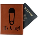 Baby Shower Passport Holder - Faux Leather