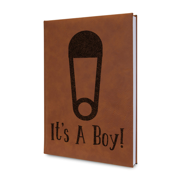 Custom Baby Shower Leatherette Journal - Single Sided (Personalized)