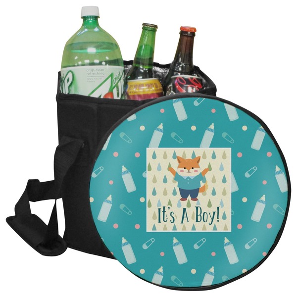 Custom Baby Shower Collapsible Cooler & Seat (Personalized)