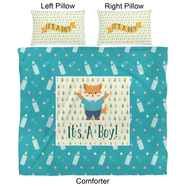 Baby Shower Comforter Set - King - Approval