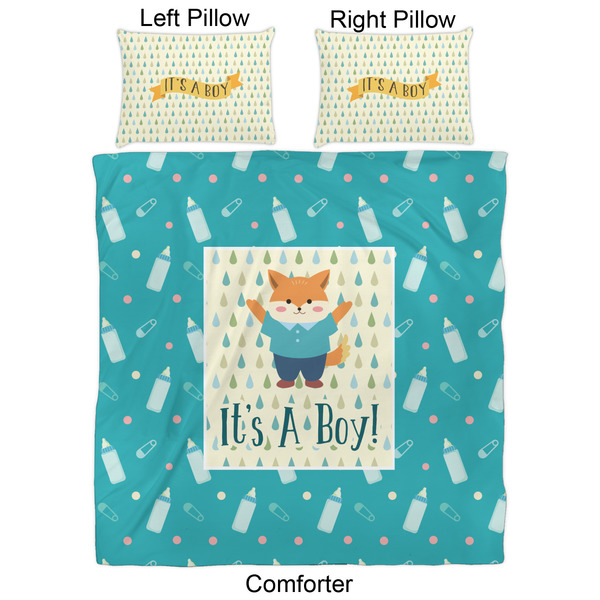 Baby Shower Comforter Set - Queen - Approval
