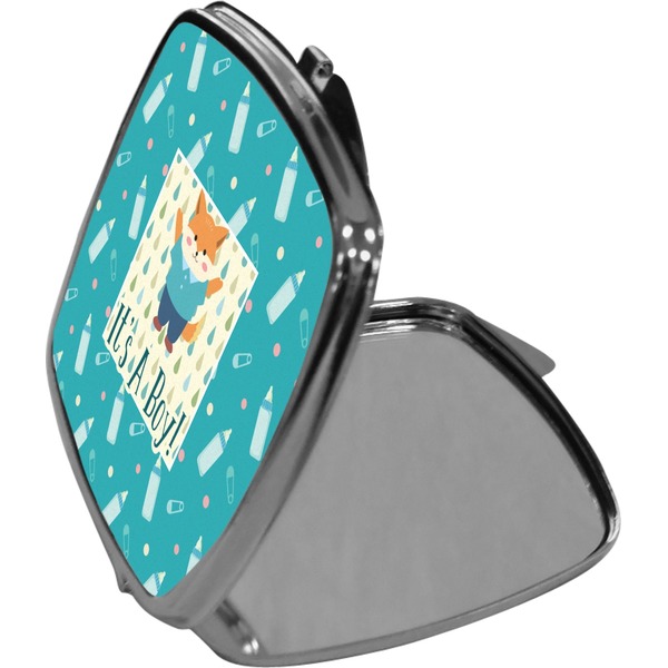 Baby Shower Compact Mirror (Side View)