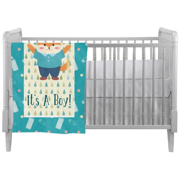 Custom Baby Shower Crib Comforter / Quilt (Personalized)