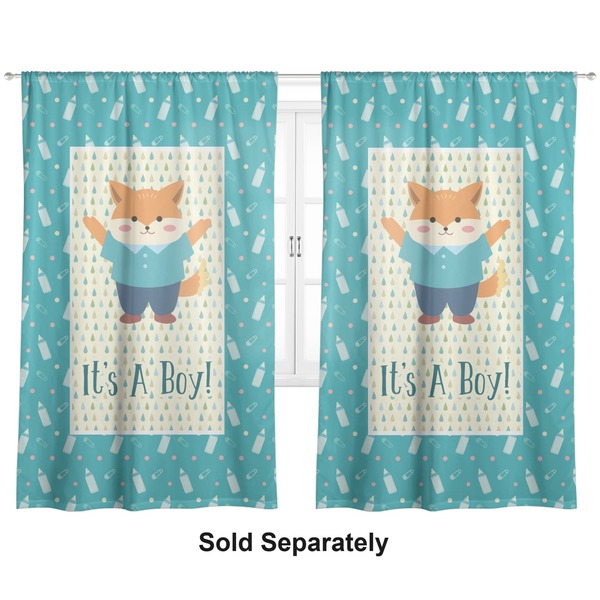 Custom Baby Shower Curtain Panel - Custom Size
