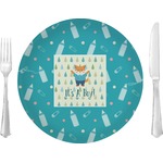 Baby Shower Glass Lunch / Dinner Plate 10" (Personalized)