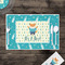 Baby Shower Disposable Paper Placemat - In Context