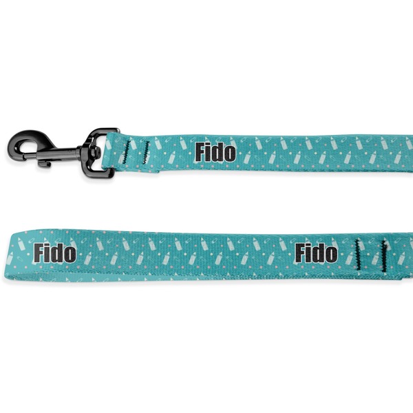 Custom Baby Shower Deluxe Dog Leash - 4 ft (Personalized)