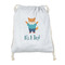 Baby Shower Drawstring Backpack - Sweatshirt Fleece - Double Sided