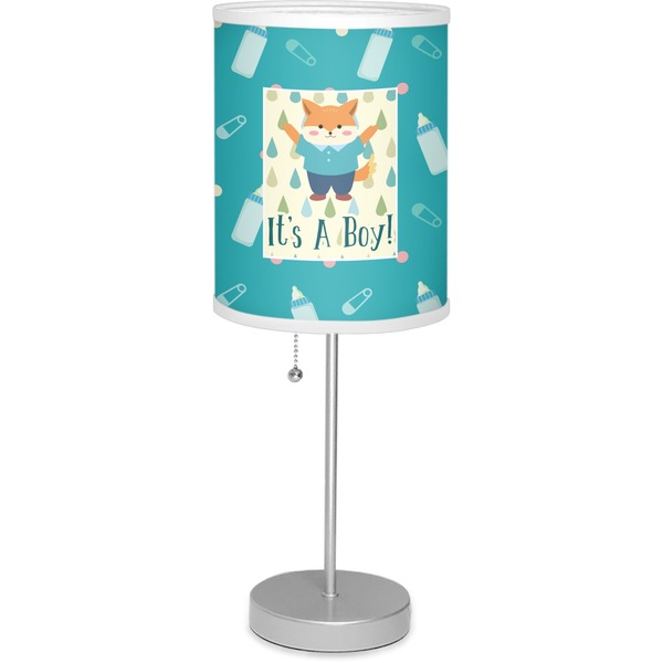 Custom Baby Shower 7" Drum Lamp with Shade (Personalized)