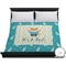 Baby Shower Duvet Cover - King (Personalized)