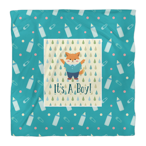 Baby Shower Duvet Cover - Queen - Front