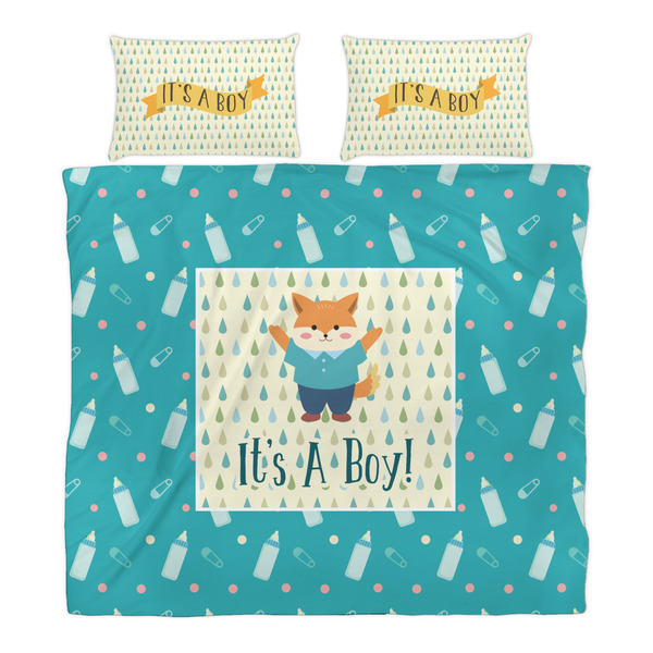 Baby Shower Duvet Cover Set - King - Alt Approval