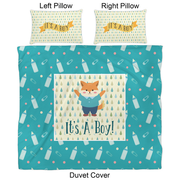 Baby Shower Duvet Cover Set - King - Approval