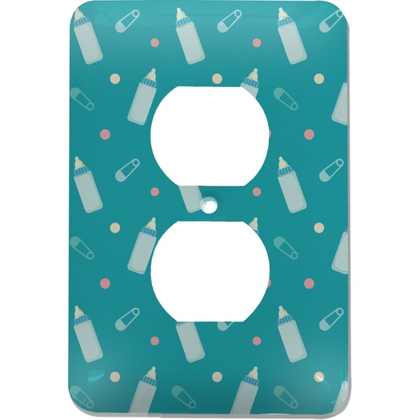 Custom Baby Shower Electric Outlet Plate