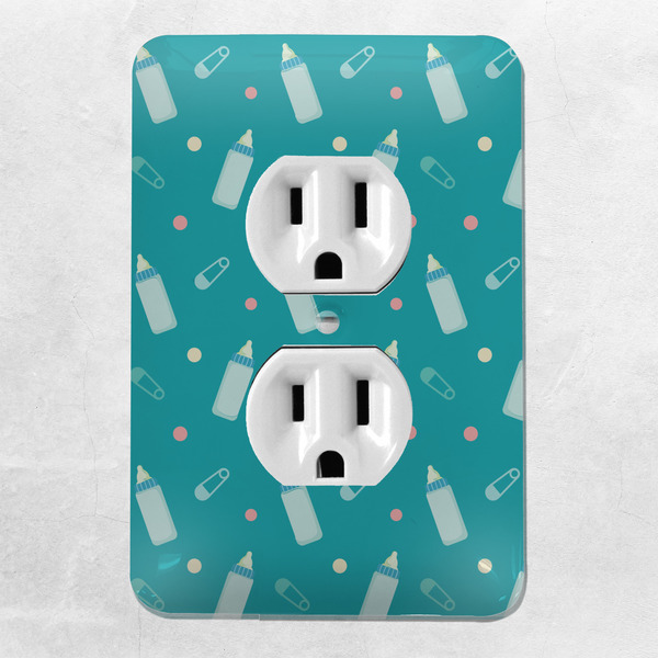 Baby Shower Electric Outlet Plate - LIFESTYLE