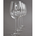 Baby Shower Wine Glasses (Set of 4) (Personalized)