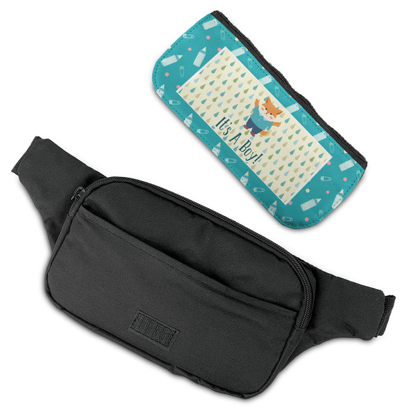 Baby Shower Fanny Packs - FLAT (flap off)