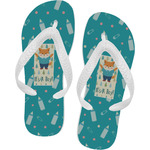 Baby Shower Flip Flops - XSmall (Personalized)