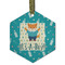 Baby Shower Flat Glass Ornament - Hexagon