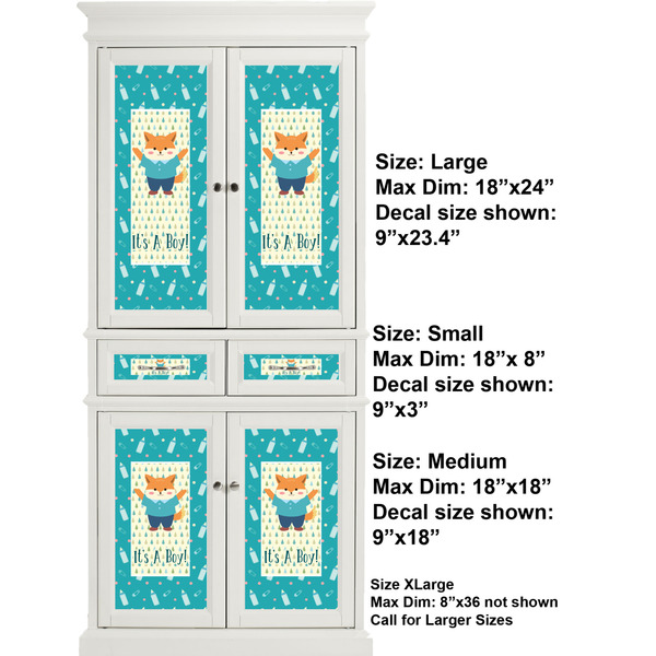 Baby Shower Full Cabinet (Show Sizes)
