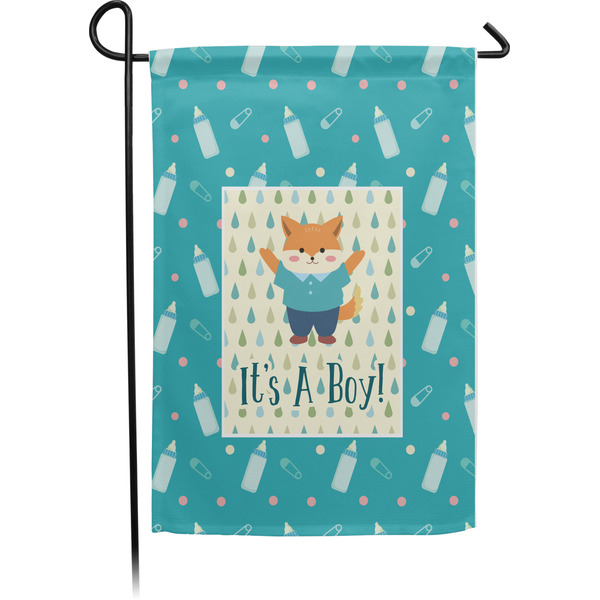 Custom Baby Shower Small Garden Flag - Single Sided