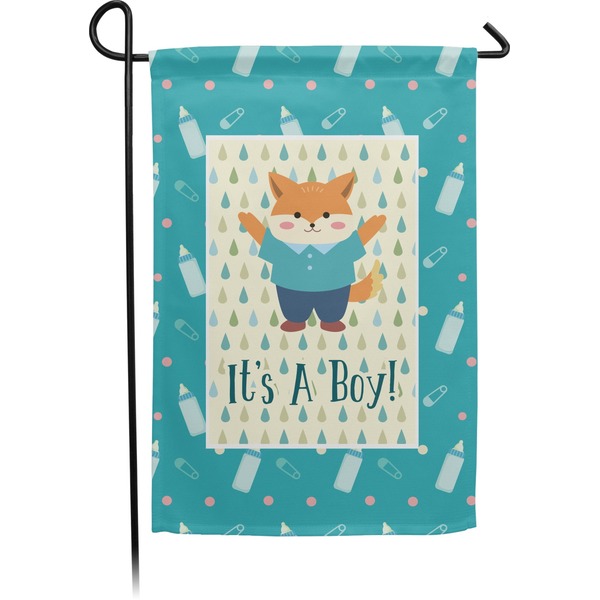 Custom Baby Shower Small Garden Flag - Double Sided