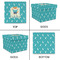 Baby Shower Gift Boxes with Lid - Canvas Wrapped - X-Large - Approval