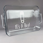 Baby Shower Glass Baking Dish - 13in x 9in