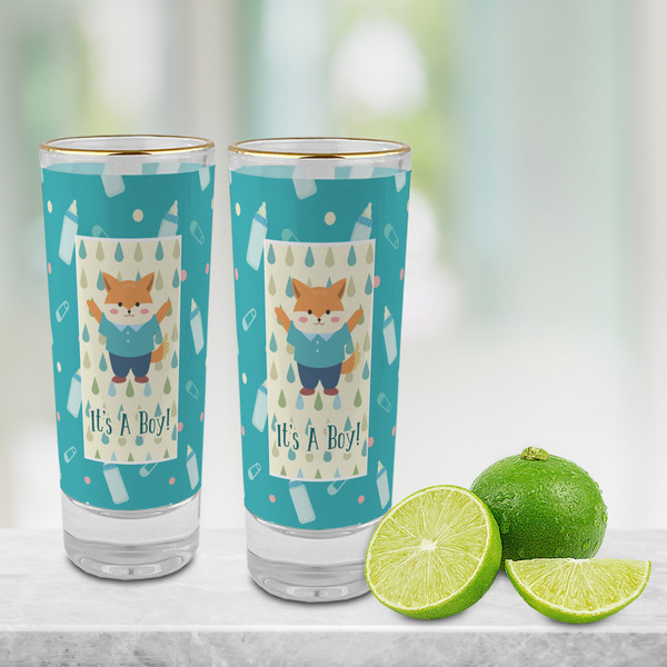 Baby Shower Glass Shot Glass - 2 oz - LIFESTYLE