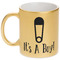 Baby Shower Metallic Gold Mug