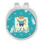 Baby Shower Golf Ball Marker - Hat Clip - Silver