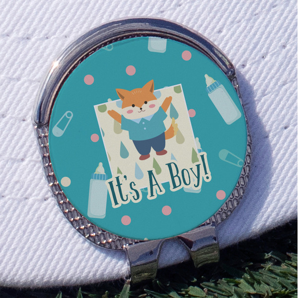 Custom Baby Shower Golf Ball Marker - Hat Clip