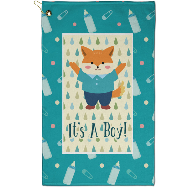 Custom Baby Shower Golf Towel - Poly-Cotton Blend - Small