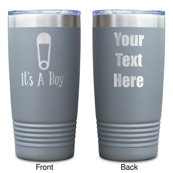 Baby Shower Gray Polar Camel Tumbler - 20oz - Double Sided - Approval