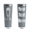 Baby Shower Grey RTIC Everyday Tumbler - 28 oz. - Front and Back