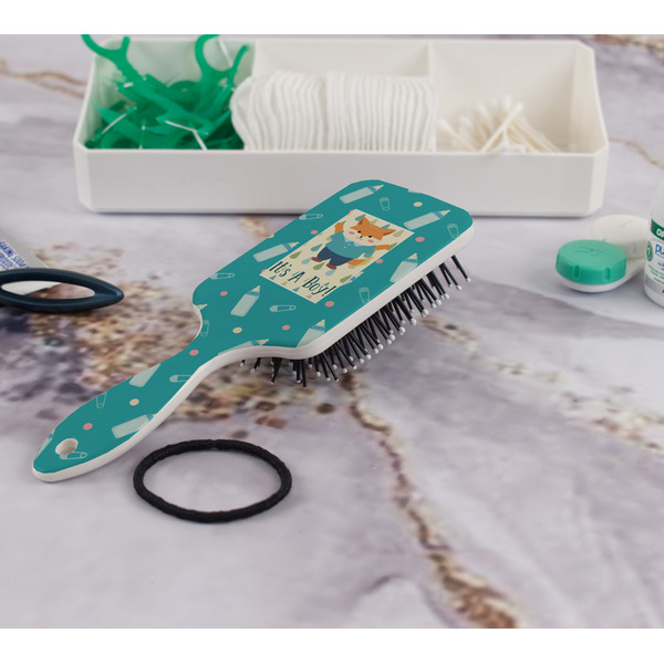 Baby Shower Hair Brush - In Bathroom