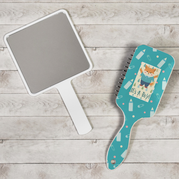 Baby Shower Hair Brush - In Context
